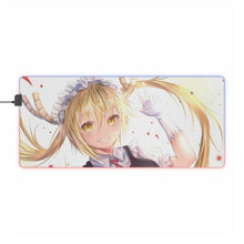 Load image into Gallery viewer, Miss Kobayashi's Dragon Maid Kobayashi San Chi No Maid Dragon, Tohru RGB LED Mouse Pad (Desk Mat)