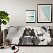 Load image into Gallery viewer, Overlord Albedo Sherpa Blanket