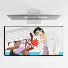Load image into Gallery viewer, Makise Kurisu & Rintarou Kyouma Mouse Pad (Desk Mat)