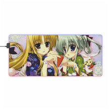 Load image into Gallery viewer, Magical Girl Lyrical Nanoha RGB LED Mouse Pad (Desk Mat)