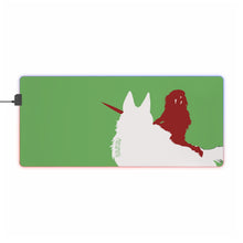 Load image into Gallery viewer, Princess Mononoke San RGB LED Mouse Pad (Desk Mat)