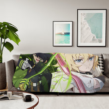 Load image into Gallery viewer, Anime Seraph of the End Sherpa Blanket