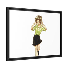 Load image into Gallery viewer, Akane Tsunemori Smiling Canvas Framed Art Print