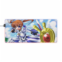 Load image into Gallery viewer, Magical Girl Lyrical Nanoha RGB LED Mouse Pad (Desk Mat)