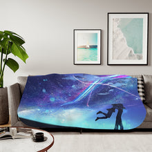 Load image into Gallery viewer, Your Name. Sherpa Blanket