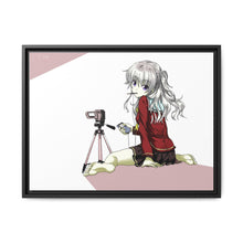 Load image into Gallery viewer, Nao Tomori With her camera Canvas Framed Art Print