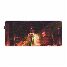 Load image into Gallery viewer, Makise Kurisu RGB LED Mouse Pad (Desk Mat)