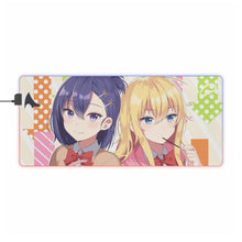 Load image into Gallery viewer, Gabriel DropOut Gabriel Tenma White, Vignette Tsukinose April RGB LED Mouse Pad (Desk Mat)