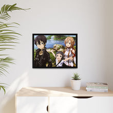 Load image into Gallery viewer, Sword Art Online Asuna Yuuki, Yui Canvas Framed Art Print