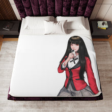 Load image into Gallery viewer, Anime Kakegurui Sherpa Blanket