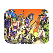 Load image into Gallery viewer, JoJo's Bizarre Adventure: 1-7 Sherpa Blanket