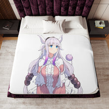 Load image into Gallery viewer, Miss Kobayashi's Dragon Maid Kanna Kamui, Kobayashi San Chi No Maid Dragon Sherpa Blanket