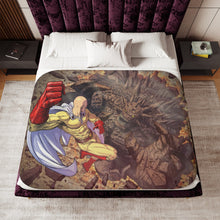 Load image into Gallery viewer, Anime One-Punch Man Sherpa Blanket