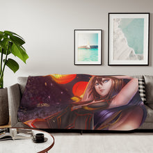 Load image into Gallery viewer, Anime Kill La Kill Sherpa Blanket