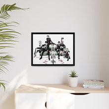 Load image into Gallery viewer, Psycho-Pass Akane Tsunemori, Nobuchika Ginoza, Shion Karanomori, Yayoi Kunizuka Canvas Framed Art Print