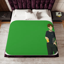 Load image into Gallery viewer, Yukiatsu Anohana Sherpa Blanket