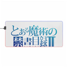 Load image into Gallery viewer, A Certain Magical Index RGB LED Mouse Pad (Desk Mat)