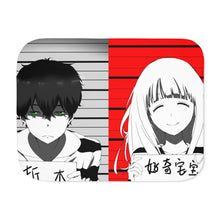 Load image into Gallery viewer, Eru Chitanda And Hōtarō Oreki Wanted Sherpa Blanket