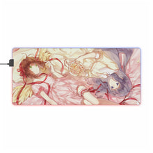 Load image into Gallery viewer, Cardcaptor Sakura Sakura Kinomoto, Tomoyo Daidouji RGB LED Mouse Pad (Desk Mat)