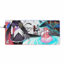 Load image into Gallery viewer, Puella Magi Madoka Magica Homura Akemi, Madoka Kaname, Sayaka Miki, Mami Tomoe, Kyuubey RGB LED Mouse Pad (Desk Mat)