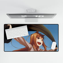 Load image into Gallery viewer, Anime Spice and Wolf Mouse Pad (Desk Mat)