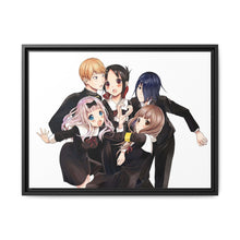 Load image into Gallery viewer, Kaguya-sama: Love is War Kaguya Shinomiya, Chika Fujiwara, Miyuki Shirogane Canvas Framed Art Print