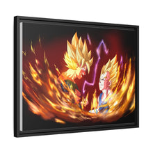 Load image into Gallery viewer, Goku and Vegeta Canvas Framed Art Print