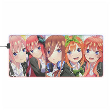 Load image into Gallery viewer, The Quintessential Quintuplets RGB LED Mouse Pad (Desk Mat)