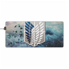 Load image into Gallery viewer, Anime Attack On Titan RGB LED Mouse Pad (Desk Mat)