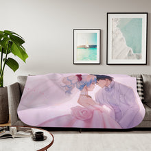 Load image into Gallery viewer, Gurren Lagann Simon, Nia Teppelin Sherpa Blanket