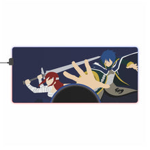 Load image into Gallery viewer, Fairy Tail Erza Scarlet, Jellal Fernandes RGB LED Mouse Pad (Desk Mat)