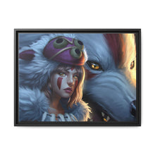 Load image into Gallery viewer, Princess Mononoke Canvas Framed Art Print
