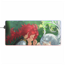 Load image into Gallery viewer, Miorine Rembran & Suletta Mercury RGB LED Mouse Pad (Desk Mat)