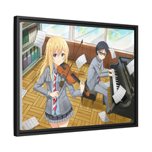 Load image into Gallery viewer, Kaori and Arima Canvas Framed Art Print