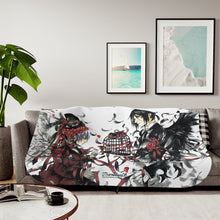 Load image into Gallery viewer, Black Butler Sherpa Blanket