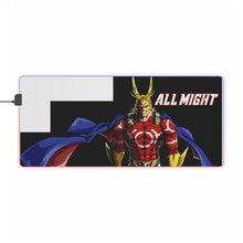 Load image into Gallery viewer, My Hero Academia All Might RGB LED Mouse Pad (Desk Mat)