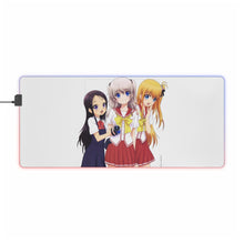 Load image into Gallery viewer, Charlotte Nao Tomori, Ayumi Otosaka, Yusa Kurobane RGB LED Mouse Pad (Desk Mat)