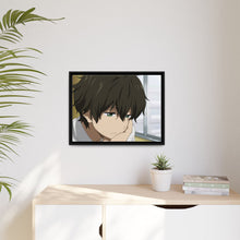 Load image into Gallery viewer, Hōtarō Oreki Face Canvas Framed Art Print