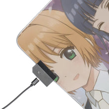 Load image into Gallery viewer, Cardcaptor Sakura Sakura Kinomoto, Tomoyo Daidouji RGB LED Mouse Pad (Desk Mat)