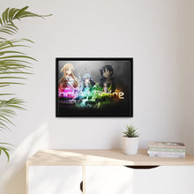 Load image into Gallery viewer, Sword Art Online Asuna Yuuki, Yui Canvas Framed Art Print