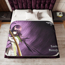 Load image into Gallery viewer, Saeko Busujima Sherpa Blanket