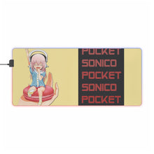 Load image into Gallery viewer, Super Sonico RGB LED Mouse Pad (Desk Mat)