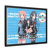 Load image into Gallery viewer, My Teen Romantic Comedy SNAFU Hachiman Hikigaya, Yukino Yukinoshita, Yui Yuigahama Canvas Framed Art Print