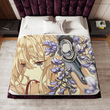 Load image into Gallery viewer, Anime Violet Evergarden Sherpa Blanket