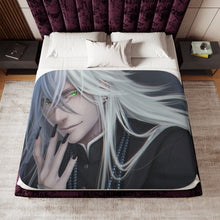 Load image into Gallery viewer, Undertaker (Black Butler) Sherpa Blanket