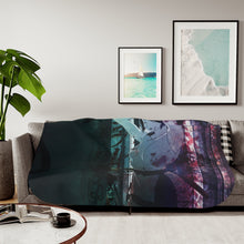 Load image into Gallery viewer, Anime Samurai Champloor Sherpa Blanket