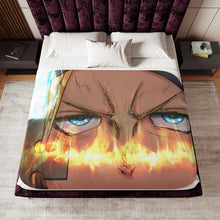 Load image into Gallery viewer, Anime Fire Force Sherpa Blanket