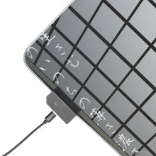 Load image into Gallery viewer, Psycho-Pass Tomomi Masaoka RGB LED Mouse Pad (Desk Mat)