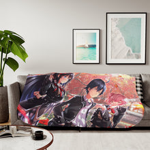 Load image into Gallery viewer, My Teen Romantic Comedy SNAFU Hachiman Hikigaya, Yukino Yukinoshita, Yui Yuigahama Sherpa Blanket