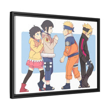 Load image into Gallery viewer, Himawari, Hinata, Naruto and Boruto Canvas Framed Art Print